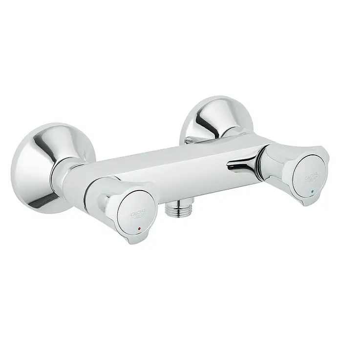 Grohe Costa Brausearmatur - Chrom, Glänzend - Die glänzende Grohe Eurosmart Armatur ist eine stilvolle und funktionelle Ergänzung für jedes Badezimmer. Sie bietet einfache Bedienung und modernes Design.