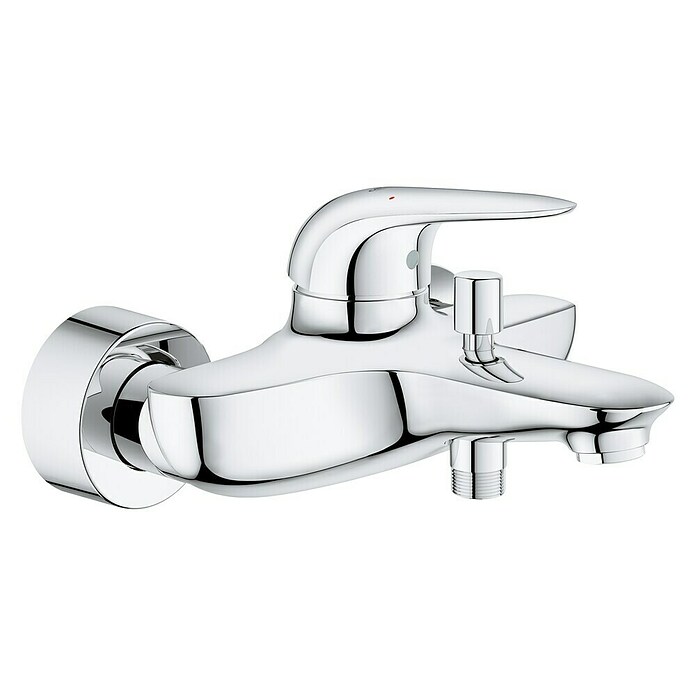 Grohe Eurostyle Solid Badewannenarmatur (Ausladung Armatur: 185 mm, Chrom, Glänzend) | BAUHAUS