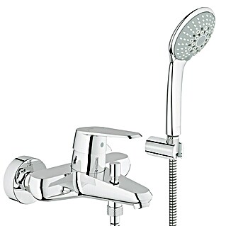 Grohe Eurodisc Cosmopolitan Badewannenarmatur (Ausladung Armatur: 184 mm, Chrom, Glänzend, Handbrause)