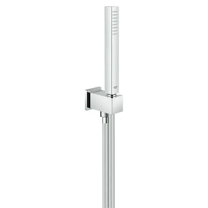 Grohe Euphoria Cube Brause-Set Stick - Anzahl Funktionen: 1 Stk., Chrom - Duschstange mit Handbrause in glänzendem Chrom-Finish. Ideal für ein modernes Bad.