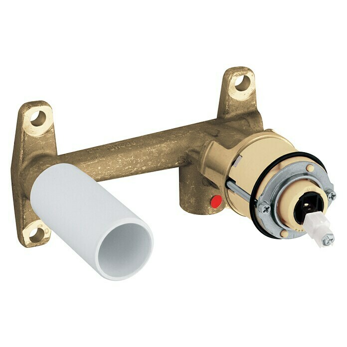 Grohe Unterputzsystem½″, Einbautiefe: 45 mm - 75 mm, Weiß/Gold Diagonal View