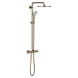 Grohe Euphoria Duschsystem 310 (Mit Thermostatarmatur, Lochabstand: 101,6 cm, Anzahl Strahlarten: 1 Stk., Warm Sunset, Oberflächenbehandlung: Gebürstet)