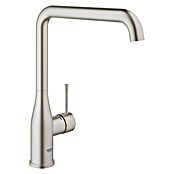 Grohe Essence Spültischarmatur (Supersteel, Matt, Hoher Auslauf)