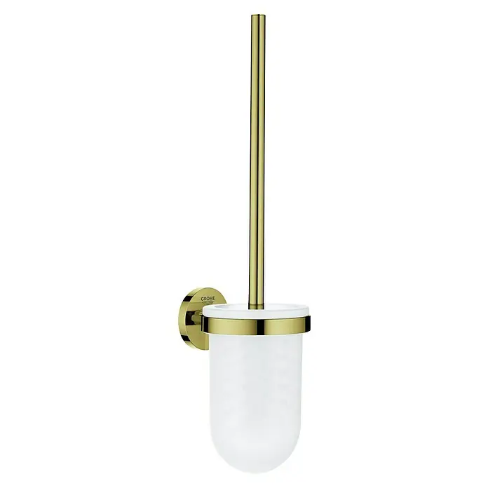 Grohe Essentials WC-Bürstengarnitur - Mit Halterung, Cool Sunrise, Glänzend - Grohe Essentials Toilettenbürstenhalter, Wandmontage, goldfarben. Elegante und funktionale Badaccessoires für jedes Badezimmer.