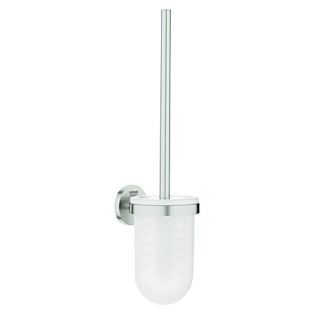 Grohe Essentials WC-Bürstengarnitur (Mit Halterung, Supersteel, Matt)