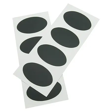 Etiqueta autoadhesiva Pizarra Oval