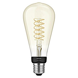 Philips Hue LED žarulja (7 W, Topla bijela, ST72, Može se prigušiti)