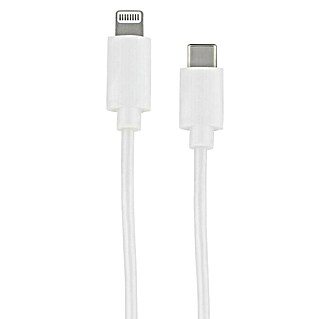 Metronic Cable USB Lightning / USB-C (1 m, USB, Blanco)