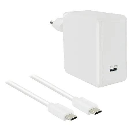 Metronic  Cargador de viaje cable USB-C macho / macho