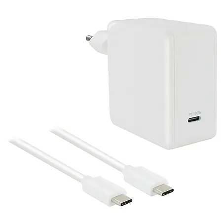 Metronic  Cargador de viaje cable USB-C macho / macho