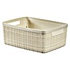 Curver Aufbewahrungsbox Jute (L x B x H: 27 x 20 x 11 cm, Kunststoff, Creme) | BAUHAUS