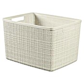 Curver Kutija za pohranjivanje Jute L - Creme  (D x Š x V: 36 x 28 x 23 cm, Plastika, Kremasto) | BAUHAUS