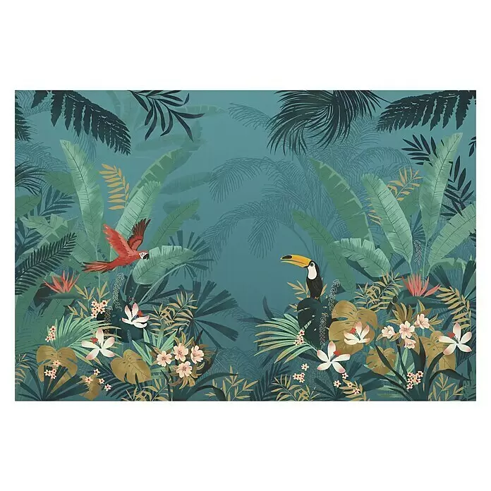 Komar Fototapete Enchanted Jungle - B x H: 350 x 250 cm, Vlies - Vorderansicht