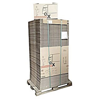 BAUHAUS Umzugskarton Palette Multibox X (250 Stk., Traglast: 30 kg, L x B x H: 62,5 x 34,5 x 38 cm)
