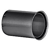 Doppelwandfutter (Durchmesser: 80 mm, Feueraluminiert, Silbergrau)