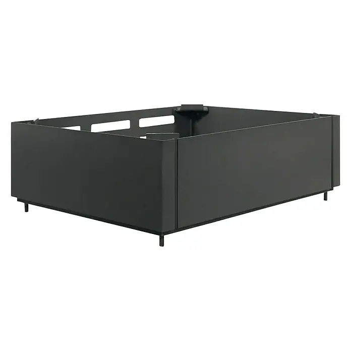 Justus Wärmespeicherblock E-Block - L x B x H: 45,5 x 62 x 17 cm - Ein stilvoller, dunkler Metallrahmen für einen Feuerkorb, der eine moderne und sichere Basis für Outdoor-Feuerstellen bietet.