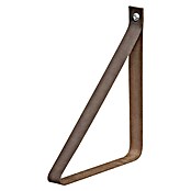 Regalhalter (2 Stk., Leder, Traglast: 12 kg/Boden)