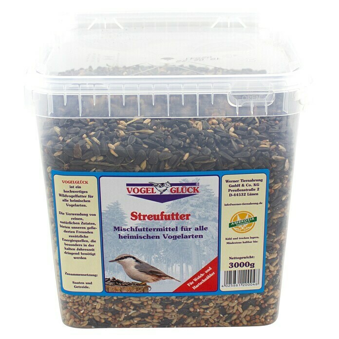 Vogelglück Vogelfutter Streufutter