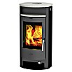 Fireplace Kaminofen (6 kW, Raumheizvermögen: 108 m³, Verkleidung: Stahl, Schwarz)