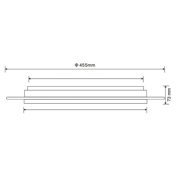 Globo LED-Deckenleuchte rund OPTIMA