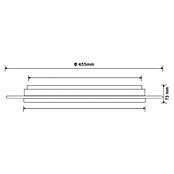 Globo LED-Deckenleuchte rund OPTIMA