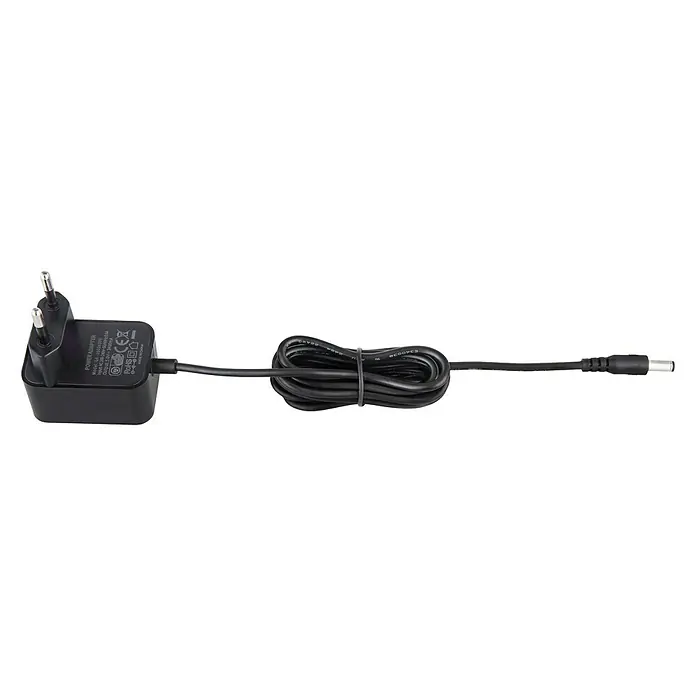 Globo LED-Tischleuchte Regina - 6 W, L x B x H: 33 x 17 x 54 cm, Schwarz, Warmweiß - Netzteil mit Stecker und Kabel. Kompaktes Netzteil für elektronische Geräte, ideal für den Heim- und Bürogebrauch.