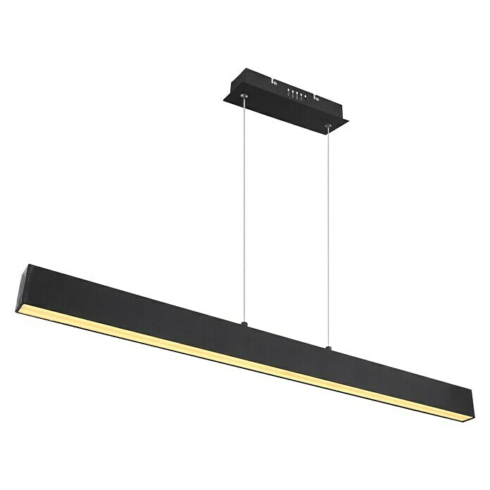 Globo LED-Pendelleuchte (40 W, Schwarz/Weiß, Höhe: 120 cm)