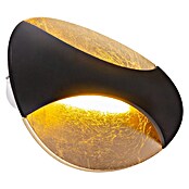 Globo LED-Wandleuchte ALEXANDRA (6 W, Schwarz/Gold)