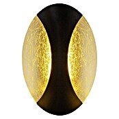 Globo LED-Wandleuchte (6 W, Schwarz/Gold)