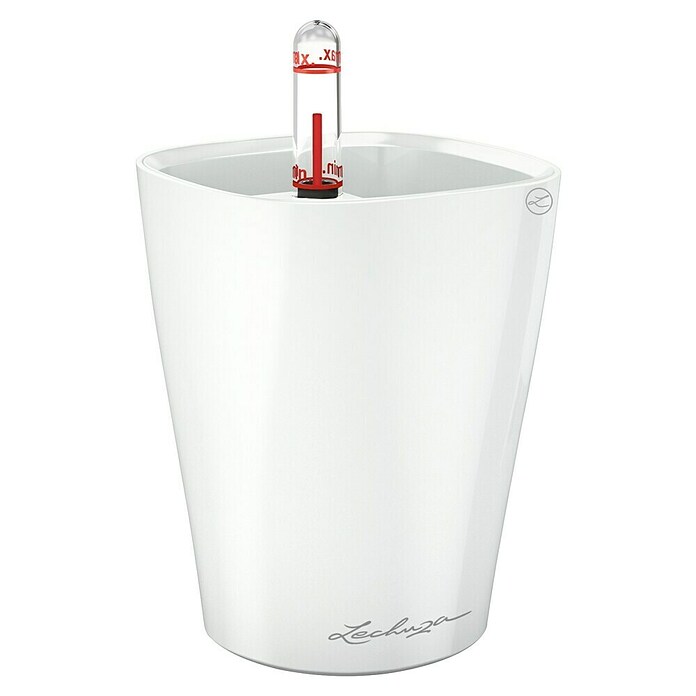 Lechuza Pflanztopf Mini-Deltini (Außenmaß (Ø x H): 10 x 13 cm, Kunststoff, Weiß) | BAUHAUS