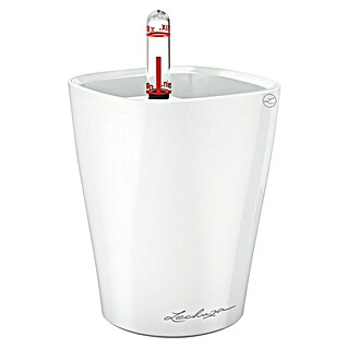 Lechuza Cvetlični lonec Mini-Deltini (Zunanje dimenzije (Ø x V): 10 x 13 cm, Plastika, Bela)