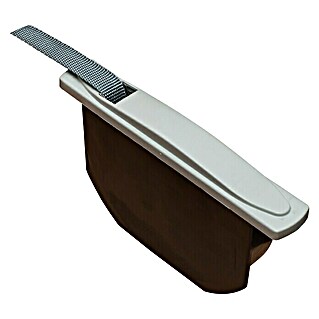 Micel Recogedor de cinta de persiana PR 1 (Gris, Anchura de la correa: 18 mm, Empotrado)
