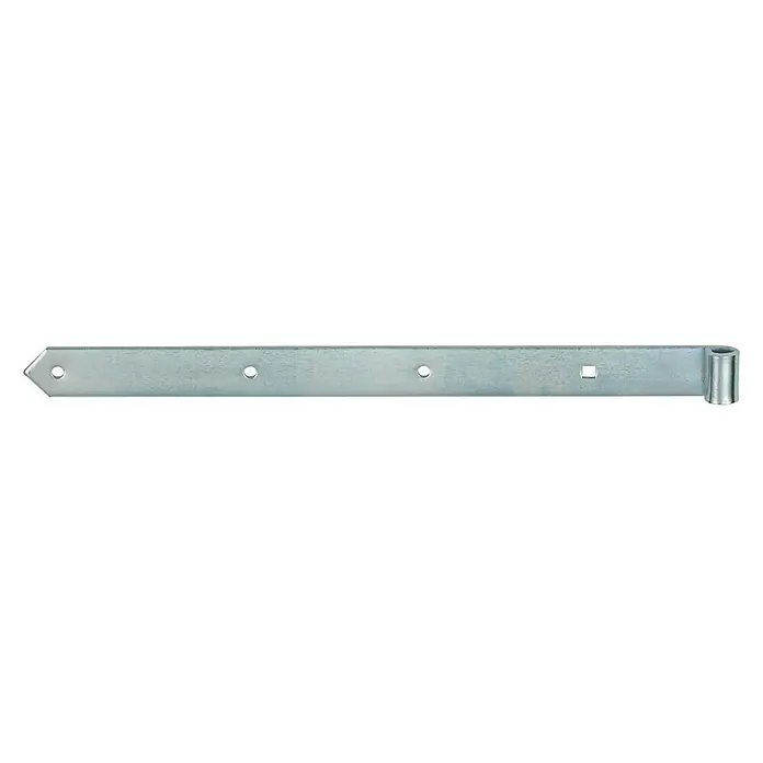 Stabilit Scharnier - L x B: 600 x 45 mm, Stärke: 5 mm, Verzinkt - Ein Metallband Scharnier, ideal für robuste Türen und Tore. Seine robuste Konstruktion sorgt für Langlebigkeit und sichere Befestigung.