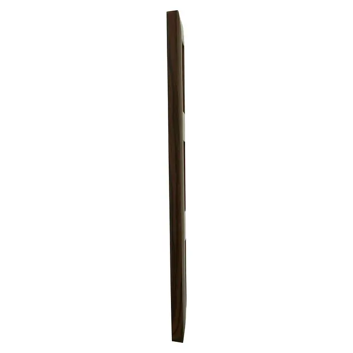 Legrand Niloé Step Marco - Madera, Modelo de mecanismos: x 3, Plástico, Instalar - Elegante estante de madera oscura con artesanía precisa. Una pieza elegante, ideal para espacios de vida u oficinas modernas.