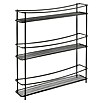Metaltex Gewürzregal (L x B x H: 35 x 7 x 37 cm, Anzahl Böden: 3 Stk., Schwarz) | BAUHAUS