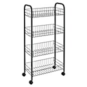 Metaltex Beistellwagen (L x B x H: 41 x 23 x 84 cm, Schwarz) | BAUHAUS