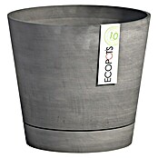 Ecopots Pflanztopf Venice (Außenmaß (Ø x H): 30 x 26 cm, Kunststoff, Grau) | BAUHAUS