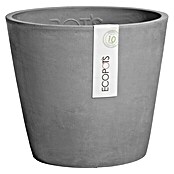 Ecopots Amsterdam Pflanztopf (Außenmaß (Ø x H): 17 x 14,9 cm, Kunststoff, Grau) | BAUHAUS