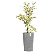 Ecopots Amsterdam Pflanzsäule rund Mid High (Außenmaß (Ø x H): 30 x 50 cm, Kunststoff, Grau) | BAUHAUS