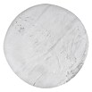 Fellteppich Happy (Silber, Durchmesser: 160 cm, 100 % Polyester (Flor)) | BAUHAUS