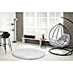 Fellteppich Happy (Silber, Durchmesser: 160 cm, 100 % Polyester (Flor)) | BAUHAUS