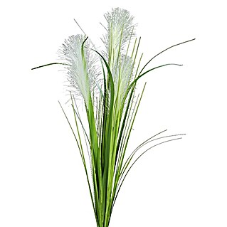 Kunstblume Palmgras-Busch (Höhe: 70 cm, Creme, Kunststoff)