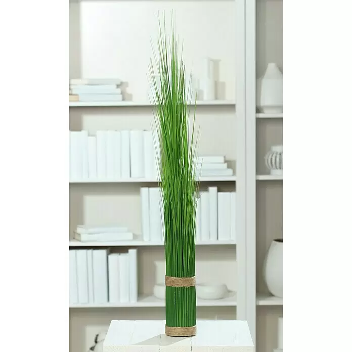 Kunstpflanze Stehgras-Bündel - Höhe: 90 cm, Kunststoff - Stimmungsaufnahme