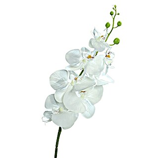 Kunstblume Orchidee (Weiß, 83 cm)