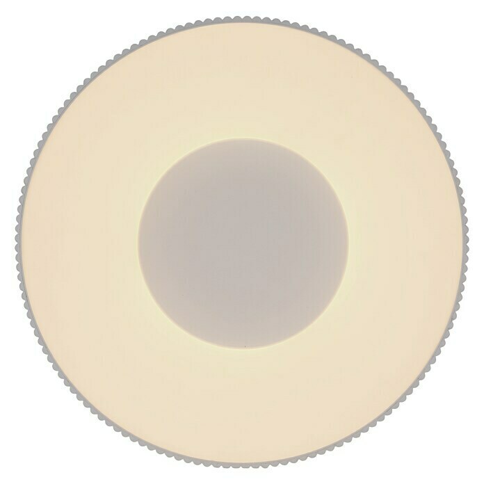 Globo LED-Deckenleuchte rund CROTONE (45 W, Anthrazit, Ø x H: 46 x 17 cm)
