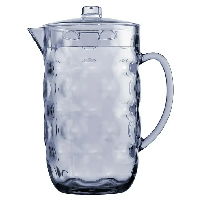 Marine Business Moon Jarra Blue - Plástico, Azul - Jarra de agua transparente con tapa y asa, ideal para servir bebidas. Su diseño moderno complementa cualquier decoración de mesa.