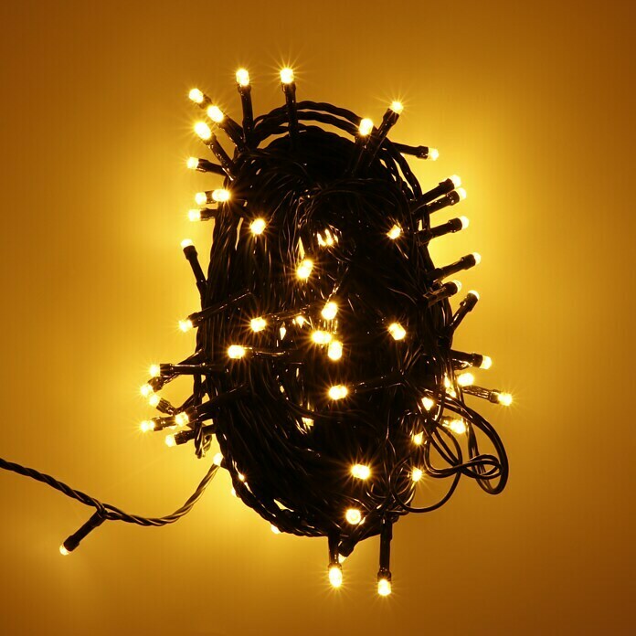 LED-Lichterkette (120-flammig, Lichtfarbe: Warmweiß)