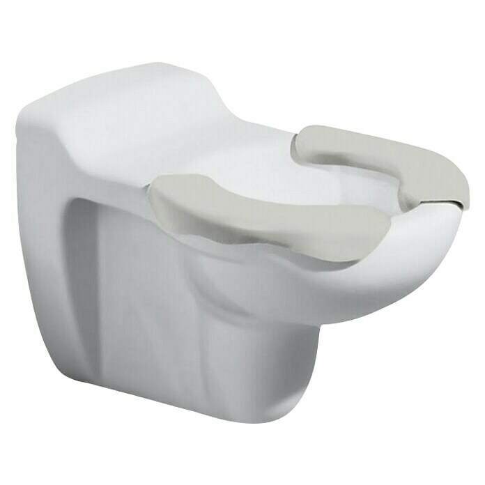 Geberit Kind Wand-WC Grau Typ 1 (Mit Spülrand, Spülform: Tief, WC Abgang: Waagerecht, Weiß)