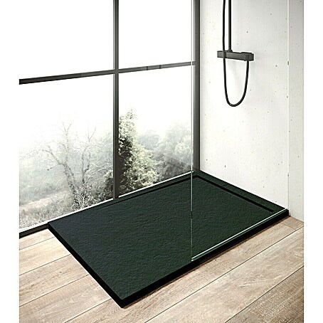 Ottofond Duschwanne Unico (L x B: 140 x 80 cm, Anthrazit)