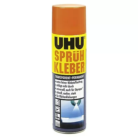 UHU  Sprühkleber transparent + permanent